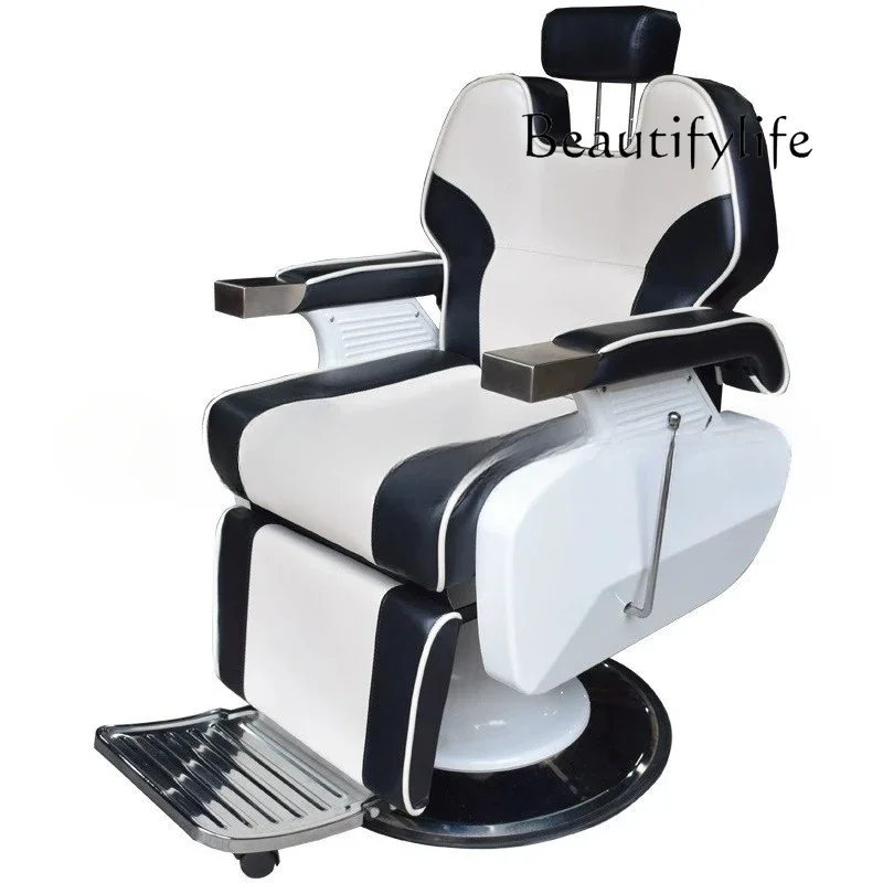 

Hair chair hair salon special rotation can put down retro high sense fashion simple new