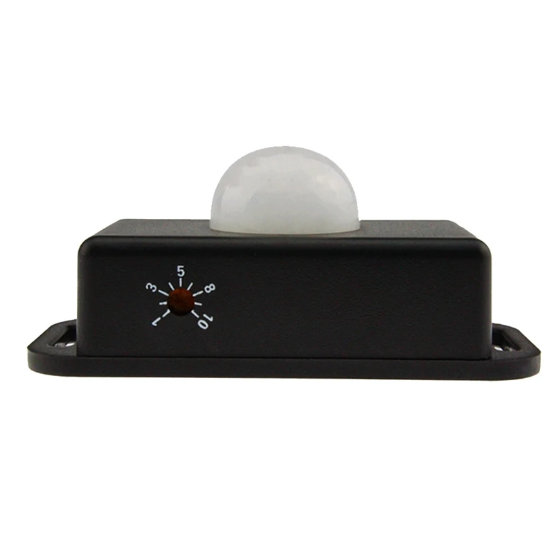 2X DC 12V 24V สวิตช์8A ปรับเซ็นเซอร์ตรวจจับการเคลื่อนไหว PIR แบบอัตโนมัติเครื่องตรวจจับอินฟราเรดโมดูลสวิตช์ไฟสำหรับไฟแถบไฟ LED