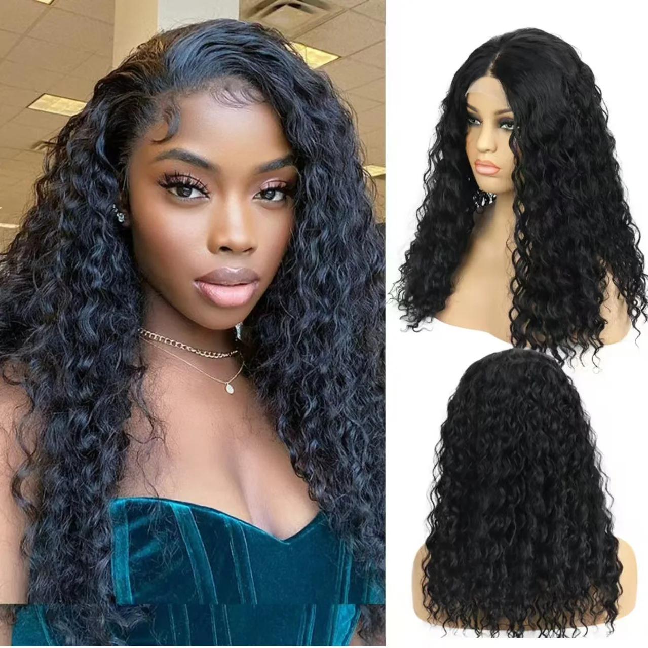 Kinky Curly Wigs 4x4D Lace Frontal Wig Glueless natural as Human Hair Afro Curly Lace Front Human Hair Wigs Lace Closure Wigs