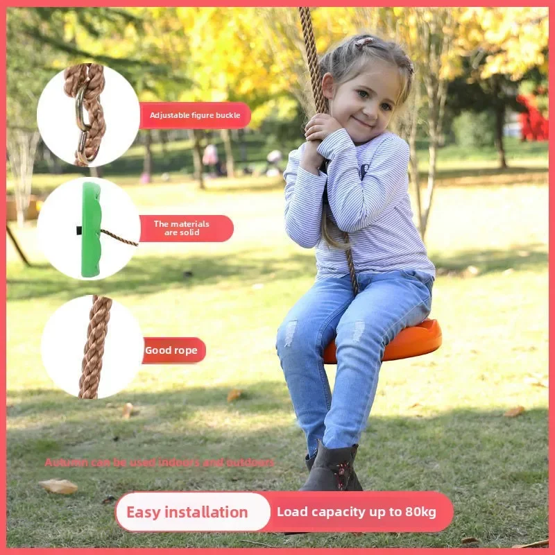 Thickened Octagonal Petal Swing Hanging Swing Rocking Chair Children's Swing Kid Indoor and Outdoor Sports Red Blue