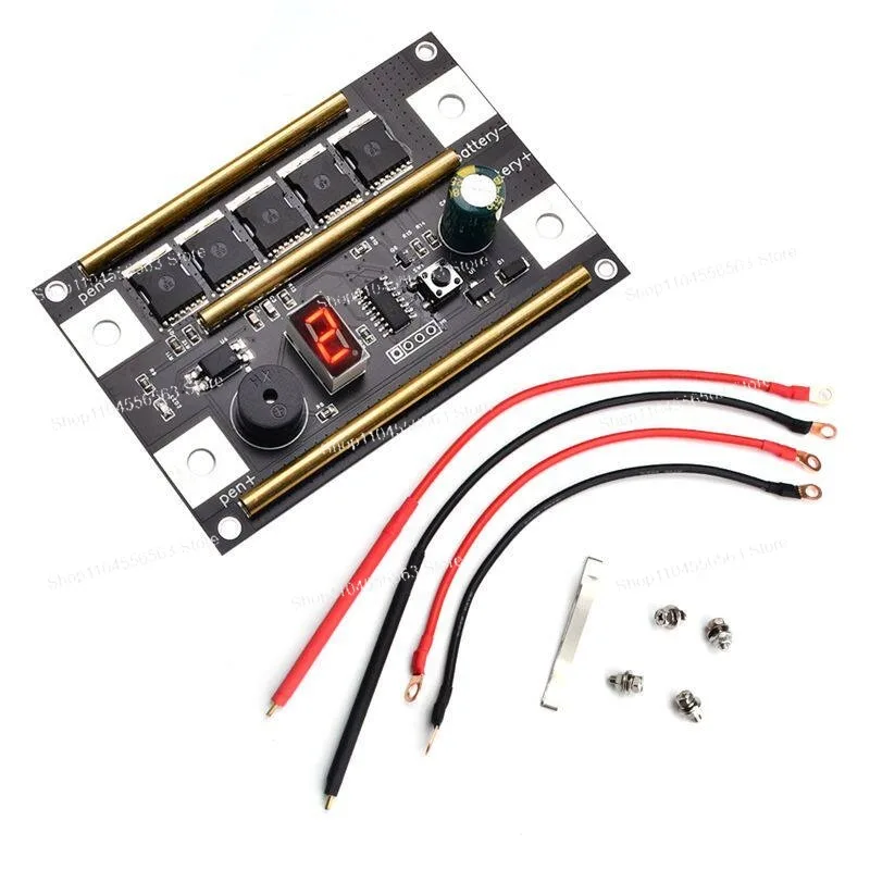 Portable High Precision 18650 Li-ion Battery Spot Welder 12V Mini Automatic Energy Storage Welding Pen Control Board Full Kit