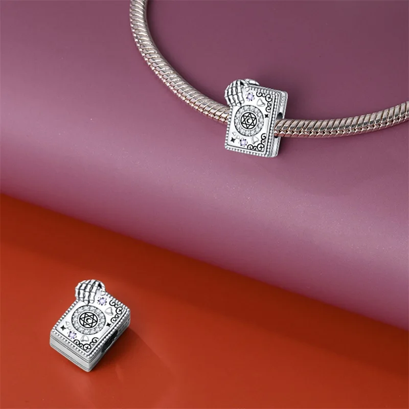 2026 New Original 925 Sterling Silver Fantasy Magic Book Charms Beads For Women Exquisite DIY Birthday Anniversary Jewelry Gifts