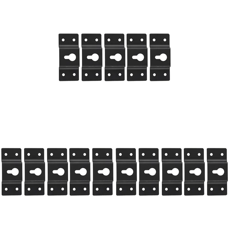 M05K DIY Audio Sound Box Speaker Wall Mount Iron Hook Hanger Plate 15PCS