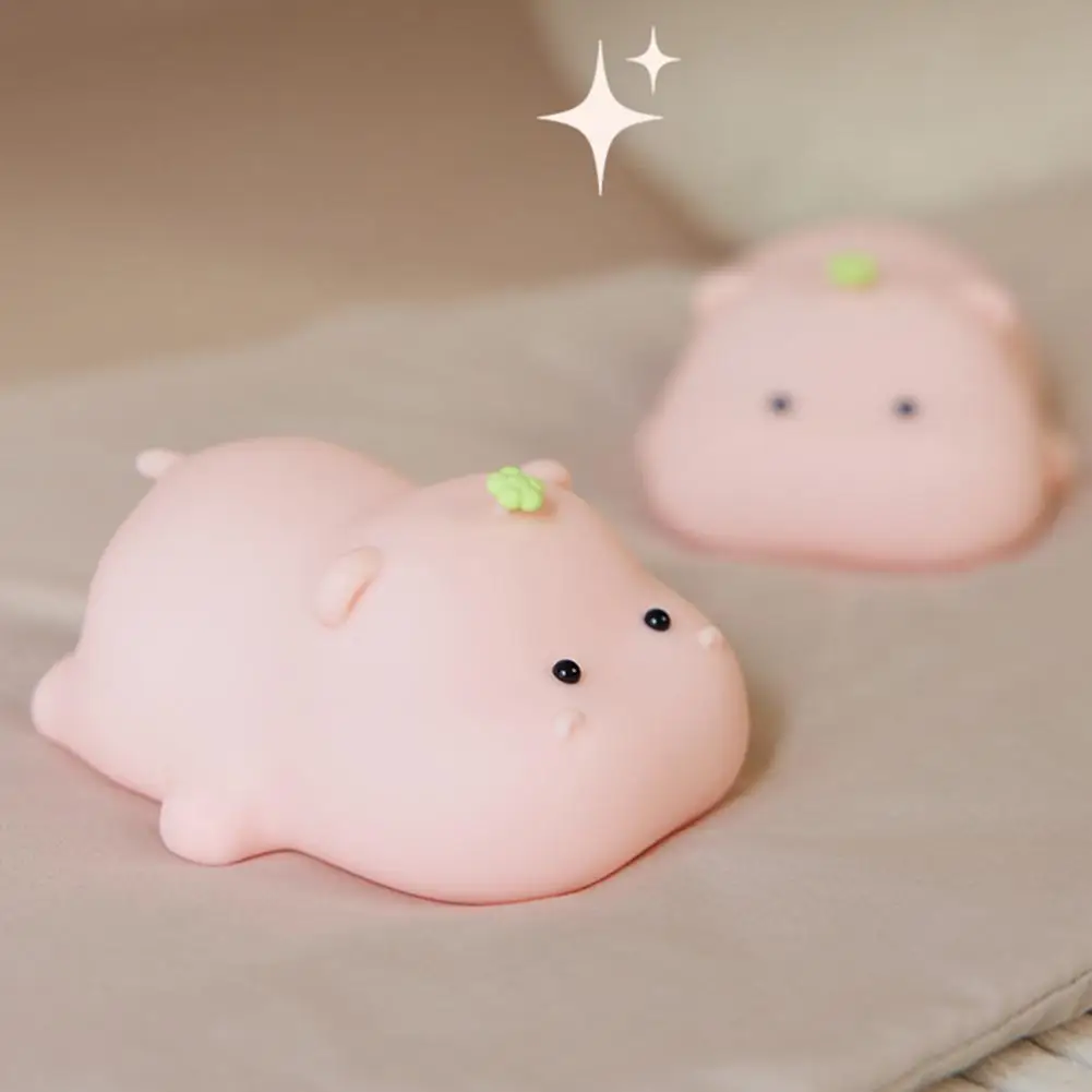 

Светодиодный ночник с героями мультфильмов, ночник, силиконовая лампа с регулируемой яркостью, сенсорный датчик, мягкий светящийся ночник для детей, подарок для детской спальни