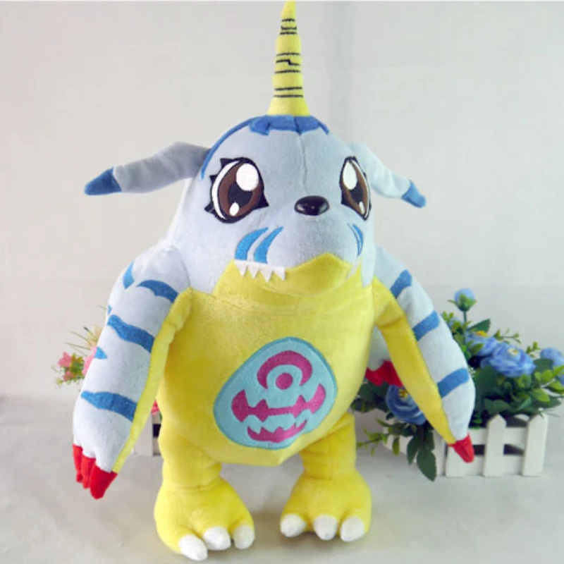 

55 см аниме Digimon Gabumon плюшевая кукла игра цифровые монстры косплей игрушка мягкая подушка для подарка