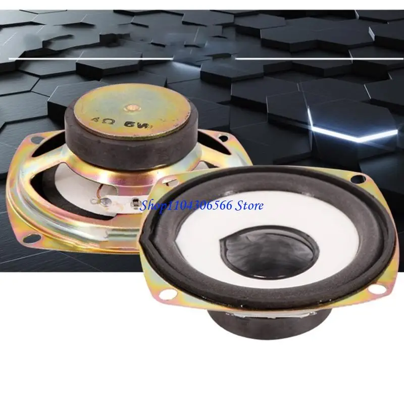 02dd 3inch مكبرات صوت 5W 4Ω أبيض مخروط الحواف المسموح بها مكبر صوت القرن الكامل لتردد مكبرات الصوت