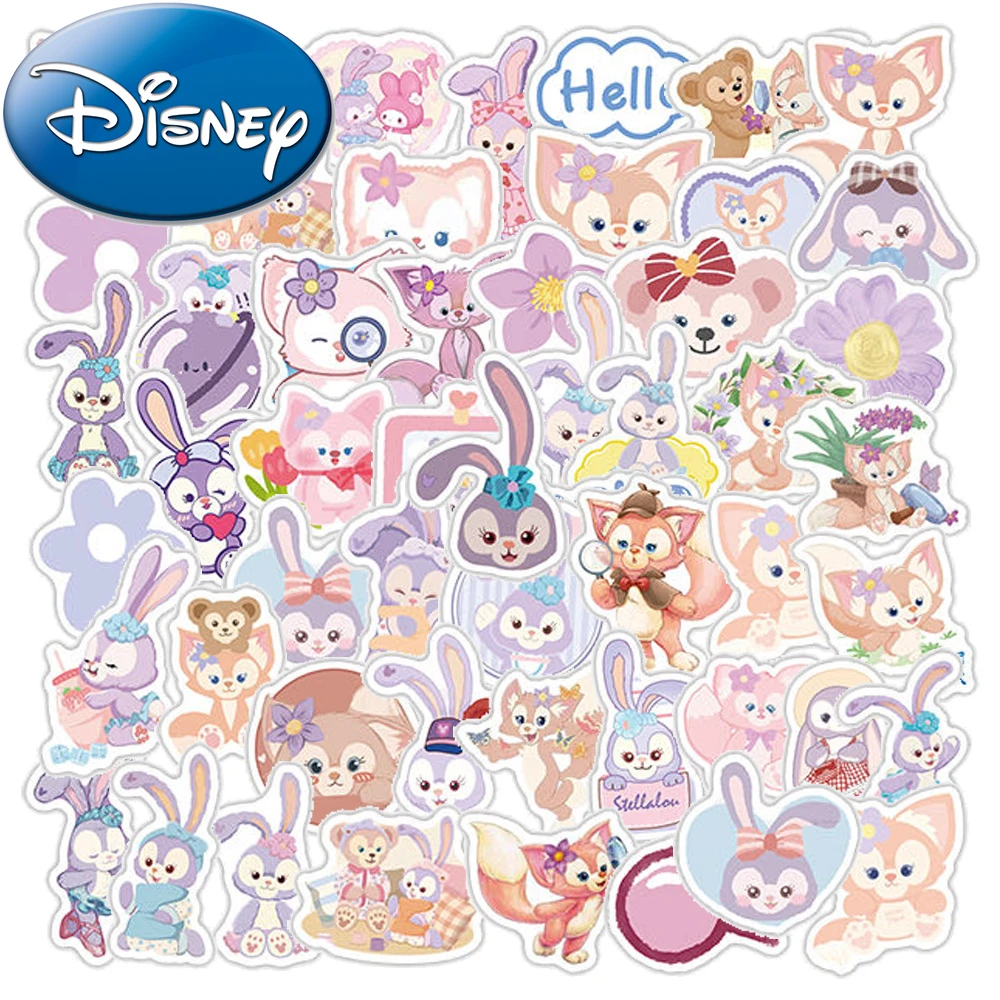 10/30/50pcs Disney Cute LinaBell Duffy Bear Graffiti Stickers Kawaii Cartoon Decal Kids Toy Scrapbook Diary Laptop Phone Sticker