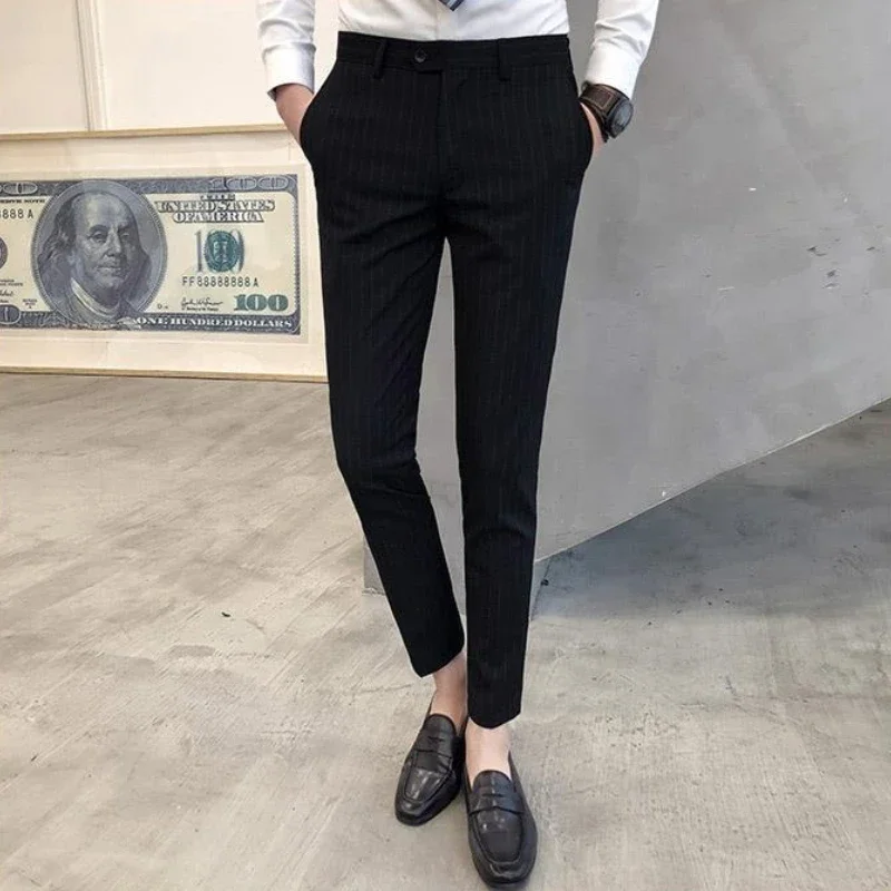 

Social Tailoring Man Suits Pants Business Summer 2025 Designer Clothes Cheap Offer New In Anti-wrinkle Up Suit Trousers for Men