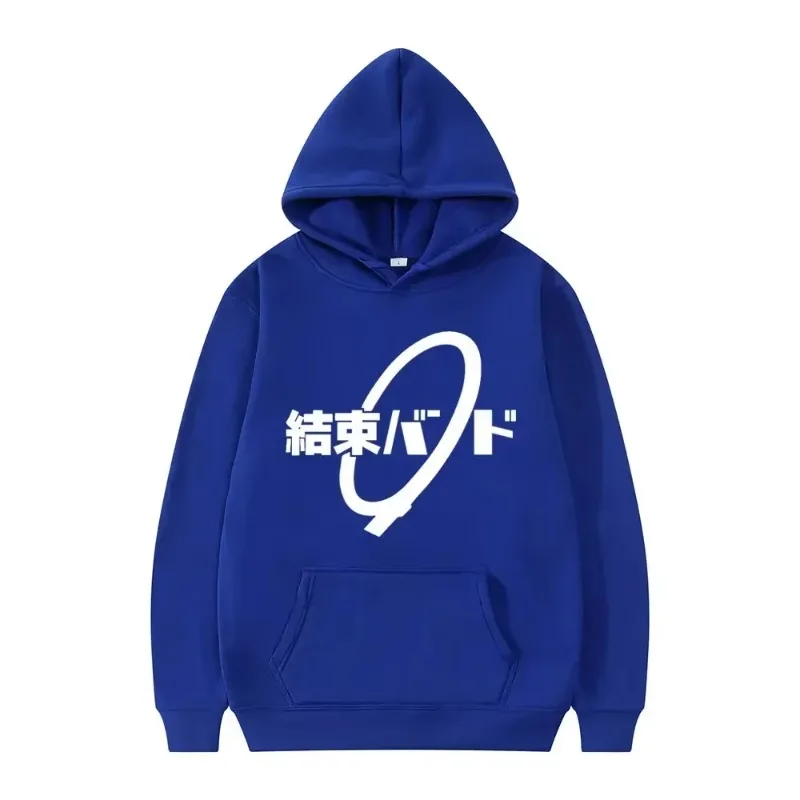 Anime Cos BOCHI THE ROCK! Kessoku Hoodie Couple Hoodie Goto Hitori Ijichi Nijika Cospalm Extra Large Long Sleeve Men's Hoodie