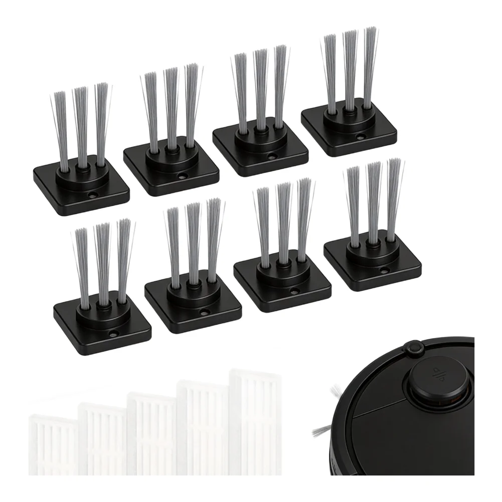 Replacement Main Brush Prosceni Q20 Plus Kit Nylon And Plastic Build Pet Hair for capture Main Brush Side Brushes Filter