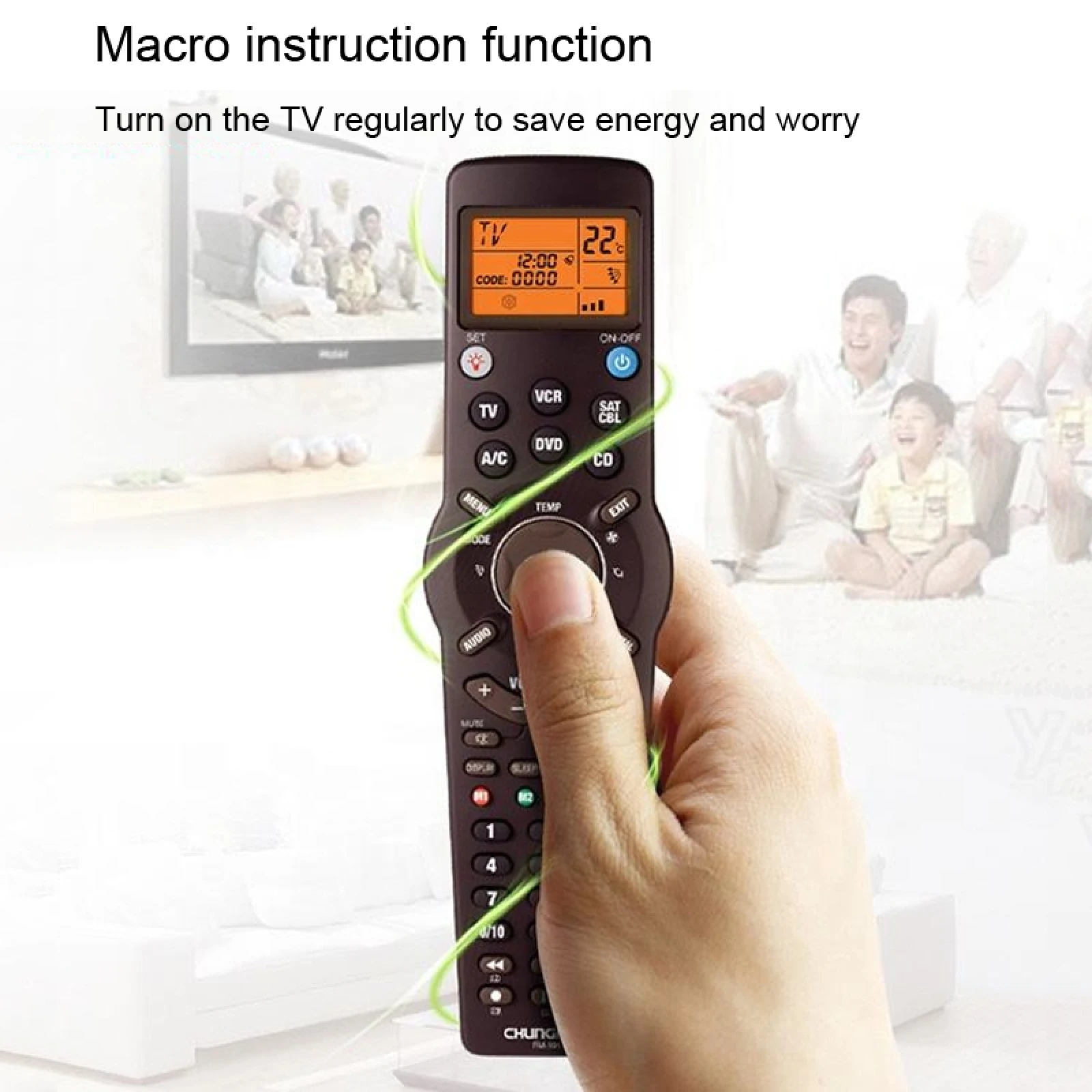 CHUNGHOP RM-991 6 In 1 Universal Learning Infrared Universal Remote Control