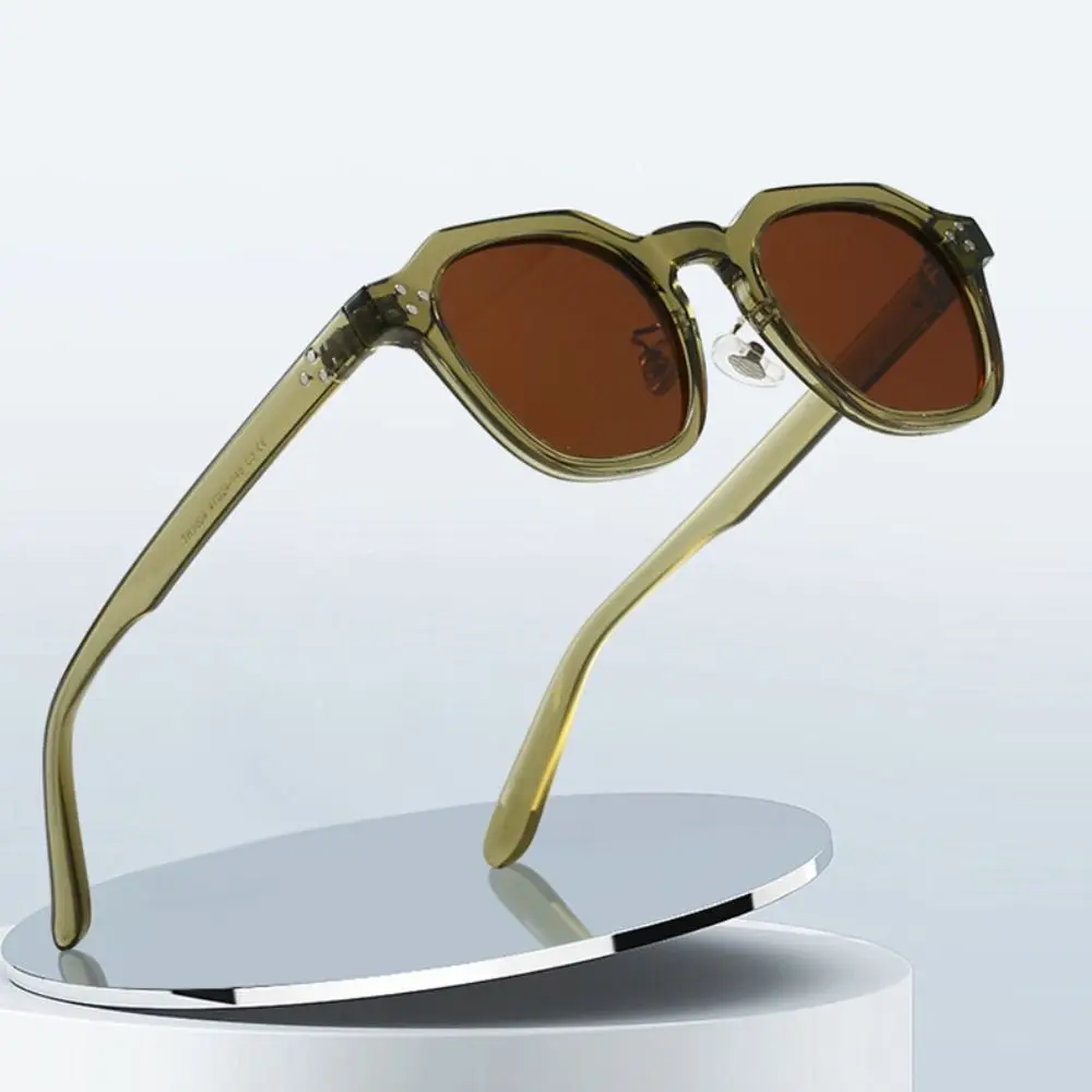

Comfortable Retro Sunglasses Small Frame Classic Sun Glasses Fashion Polygon Square TR90 Sunglasses Beach