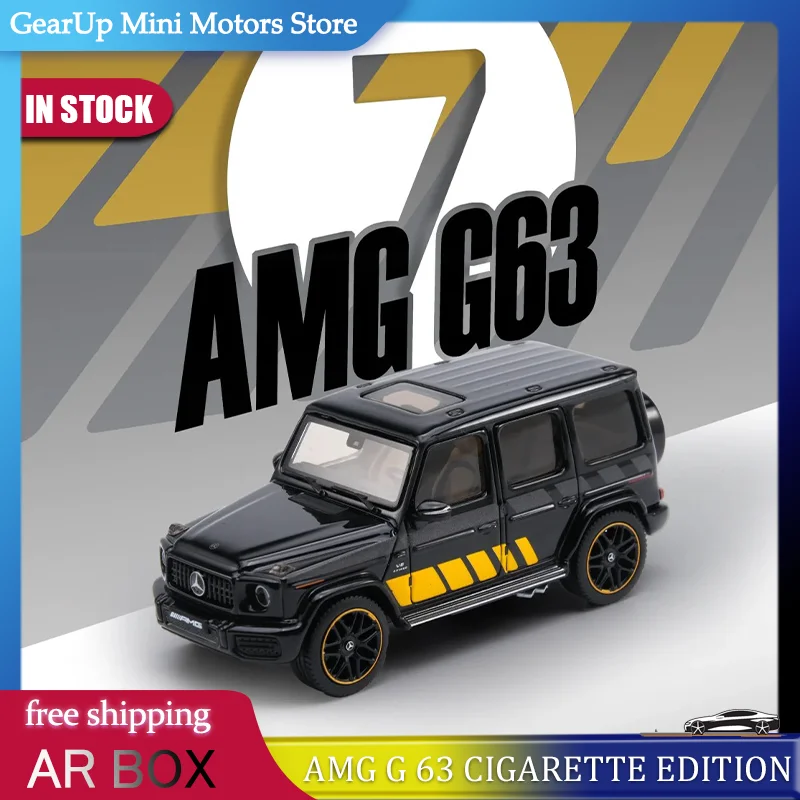 

New In Stock Ar Box 1:64 Mercedes AMG G 63 Cigarette Edition Alloy Miniature Diecast Model HEC 2026 Mercedes Amg Suv Toys Gift