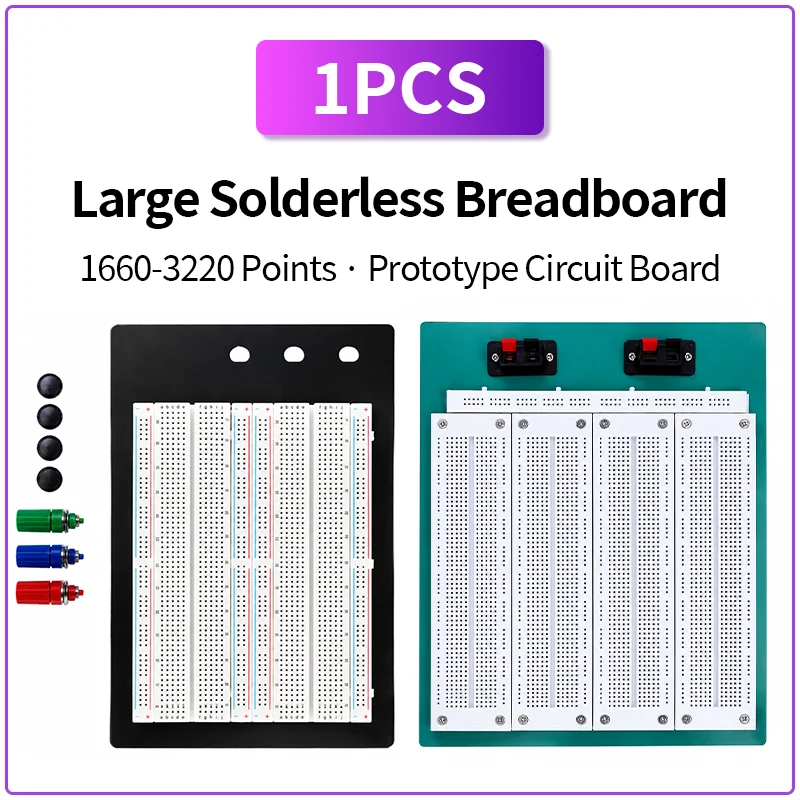 1660 2860 Holes Solderless Breadboard Prototype PCB Board ZY-204 SYB-500 SYD-800 DIY Circuit Testing Board
