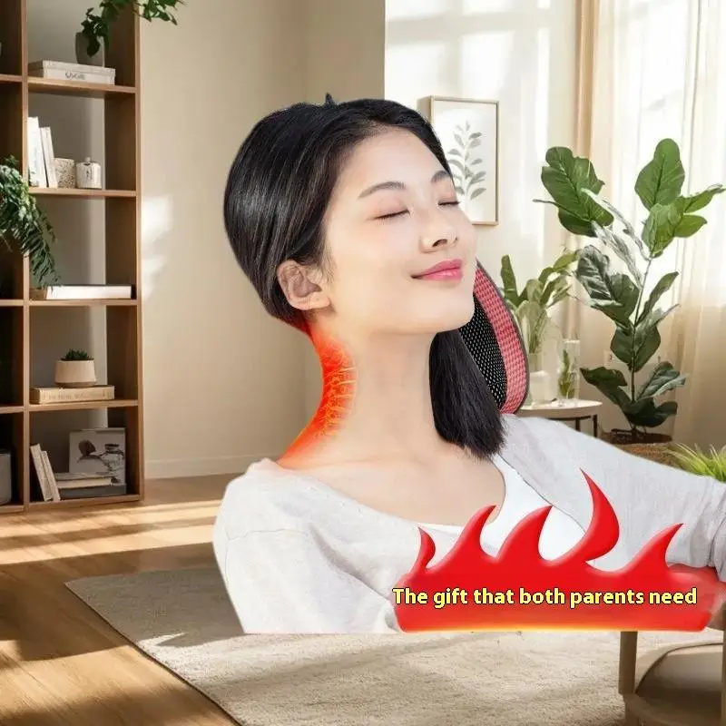 

Многофункциональный массажер для шеи и плеч, домашний массажный прибор для шеи и спины с функцией разминания и регулируемым горячим компрессом