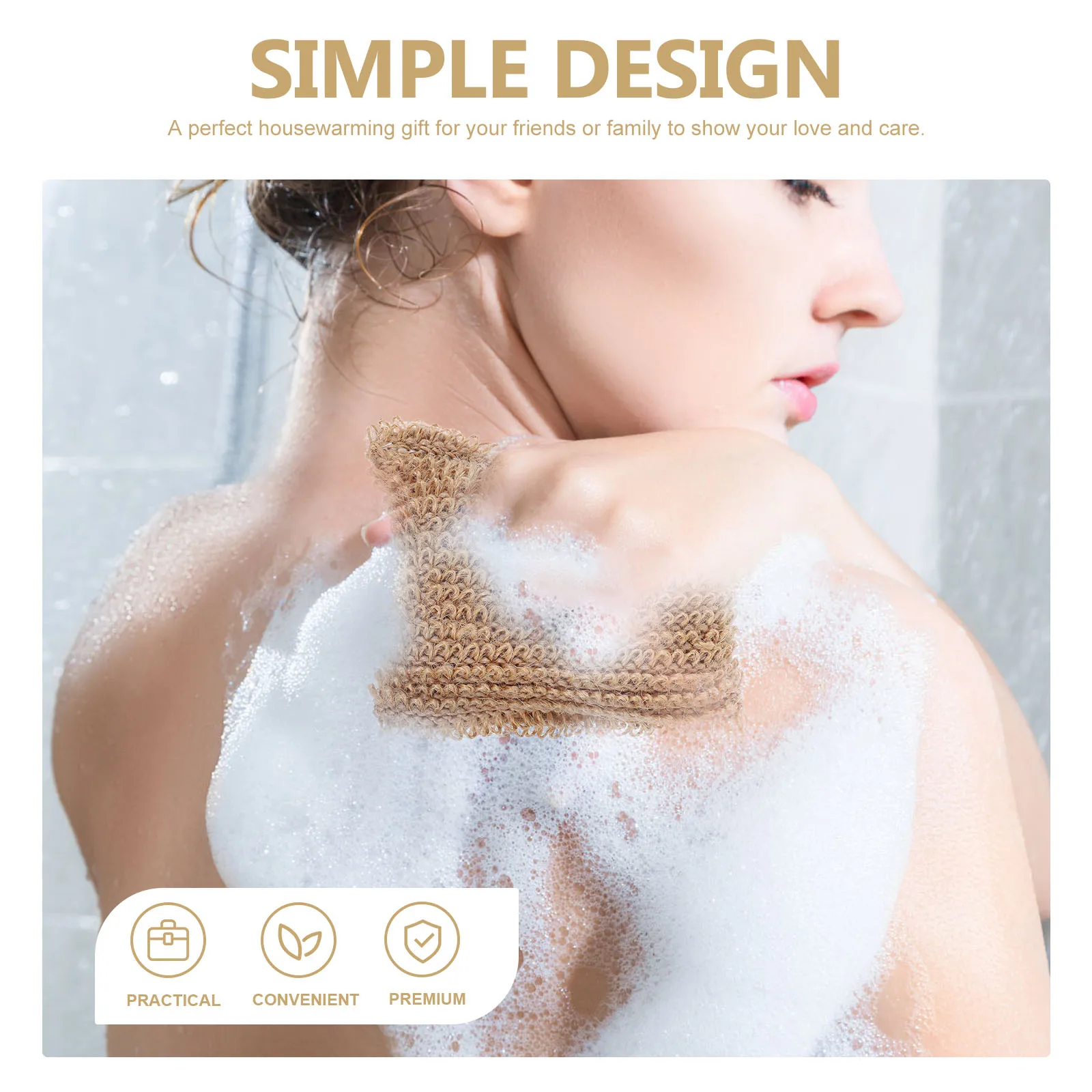 

Loofah Sponge High Quality Bath Shower Loofah Sponge Double Sided Exfoliating Body Scrubber Soft Gentle Skin Massage