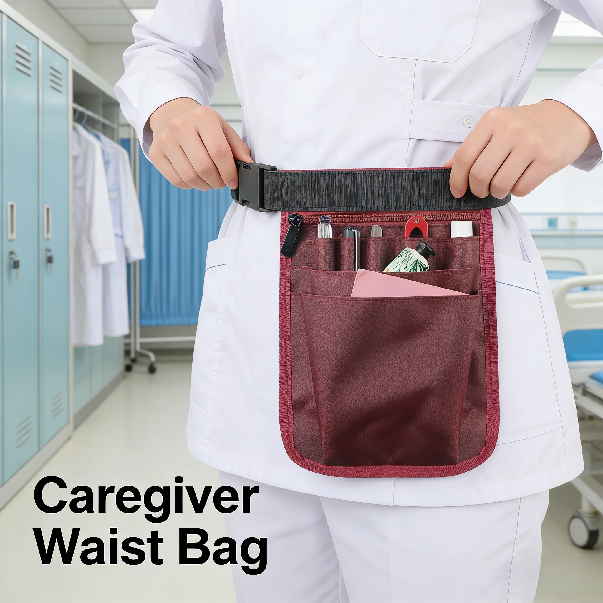 

Поясная сумка-органайзер 2026 для фотографов, медсестер, парикмахеров и техников, для хранения принадлежностей