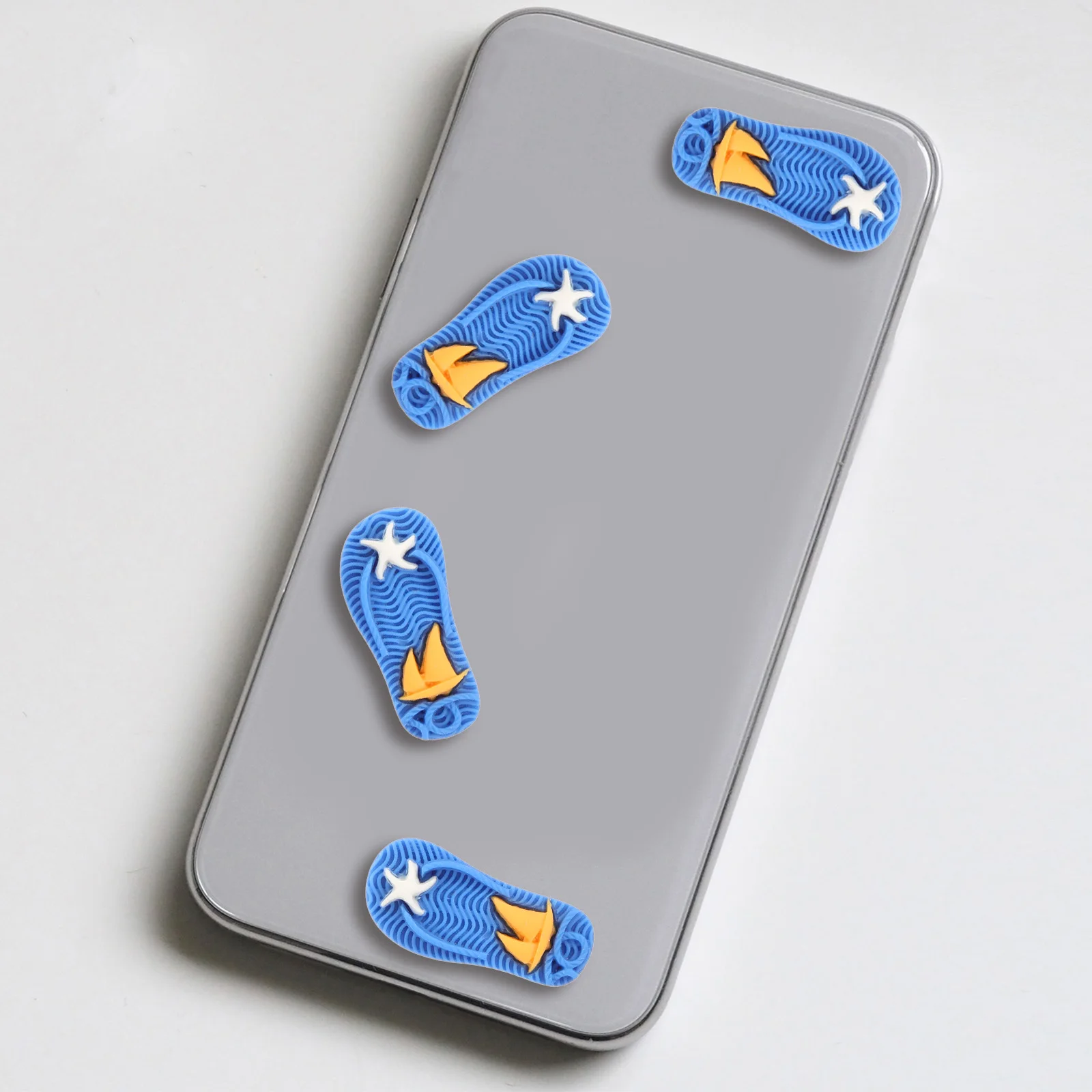 

20Pcs Resin Phone Shell Ornaments DIY Ocean Theme Charms Craft Materials for Phone Case Decor Creative Miniature Accessories