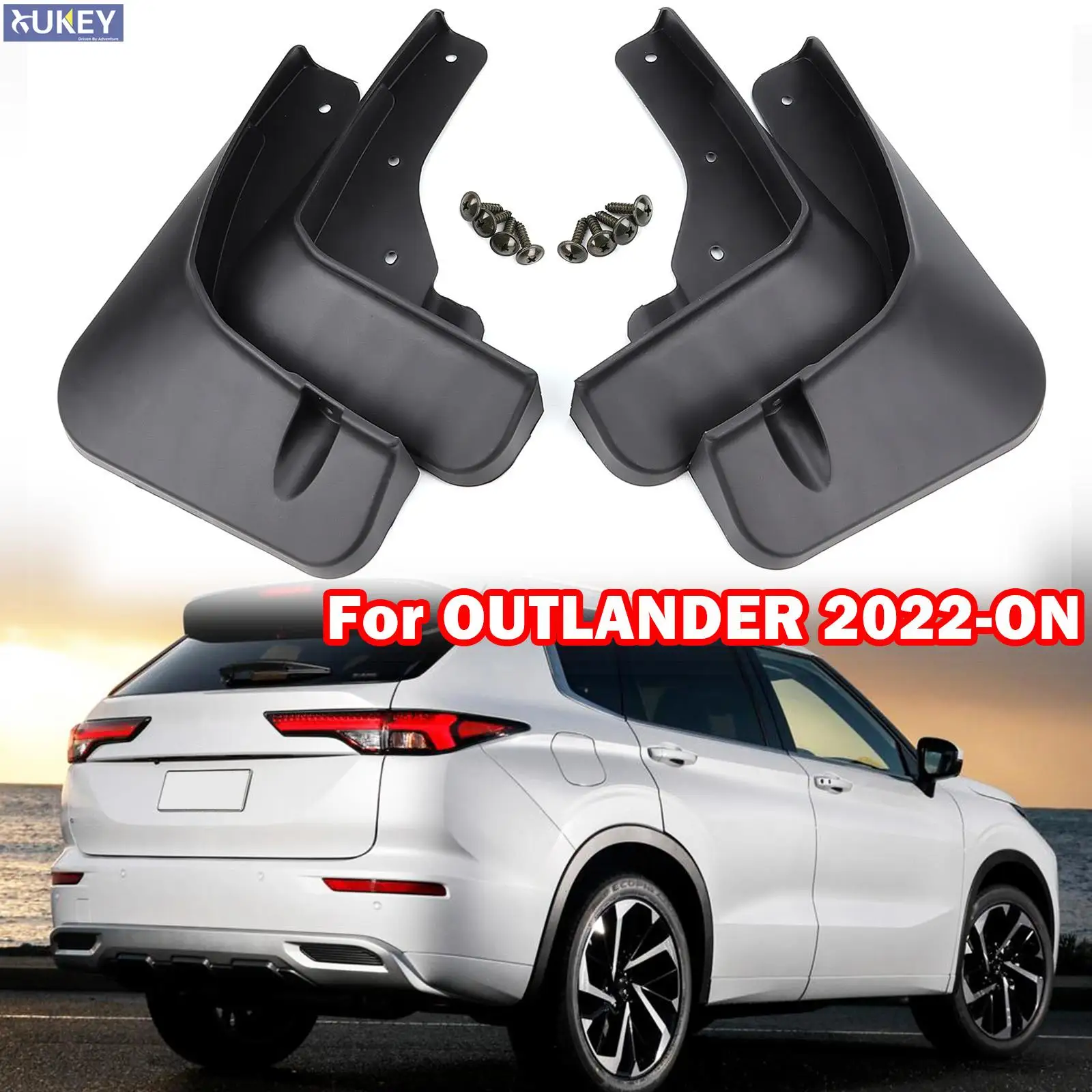 4x для Mitsubishi Outlander PHEV GM GN ZM 2022 2023 2024, брызговики, брызговики, переднее и заднее крыло, Стайлинг автомобиля