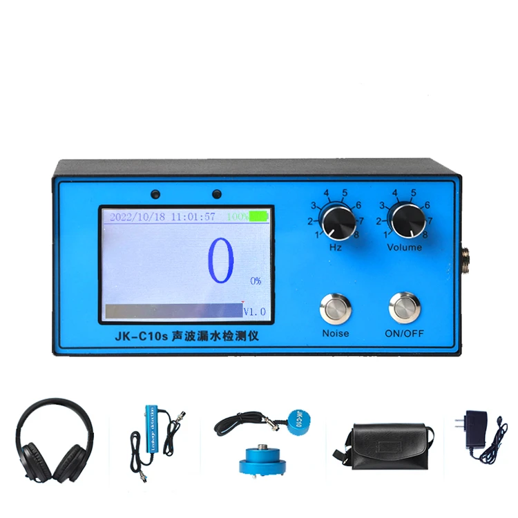New High Precision PLC Water Leak Sensor Portable Pipeline Leak Detector 4.3