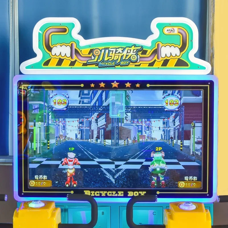 Double cycling sports slot game machine Little Rider
