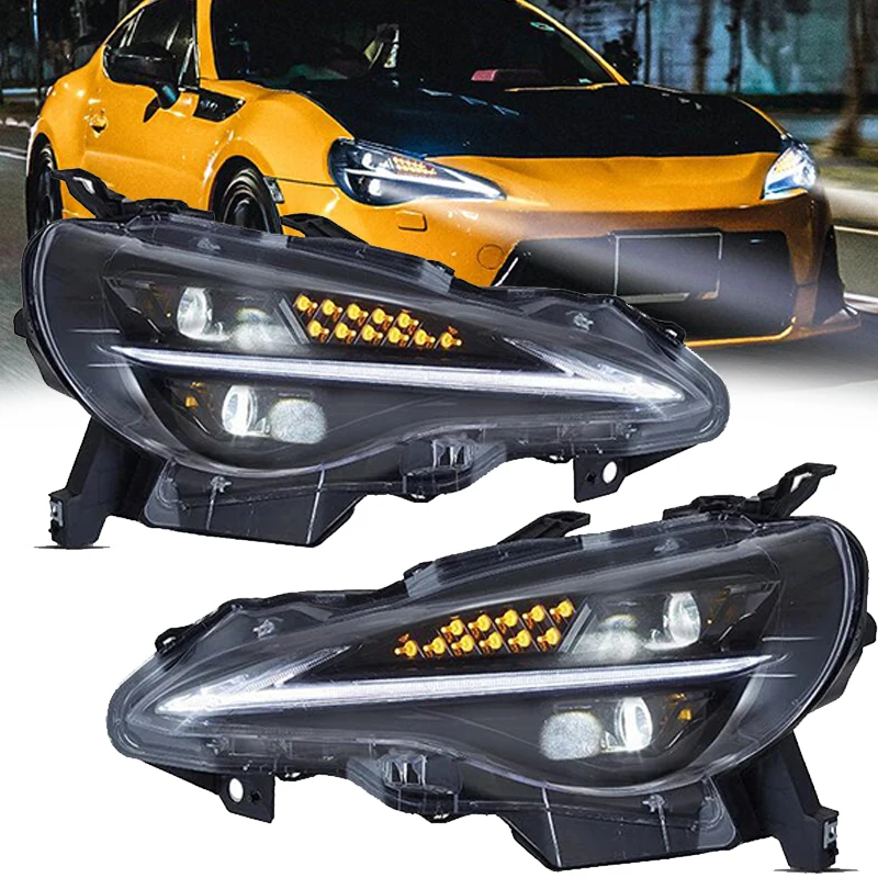 

2 шт. светодиодные фары для TOYOTA 86 2012-2021 автомобильные передние фары для SUBARU BRZ 2013-2021 фара для SCION FR-S 2012-2016