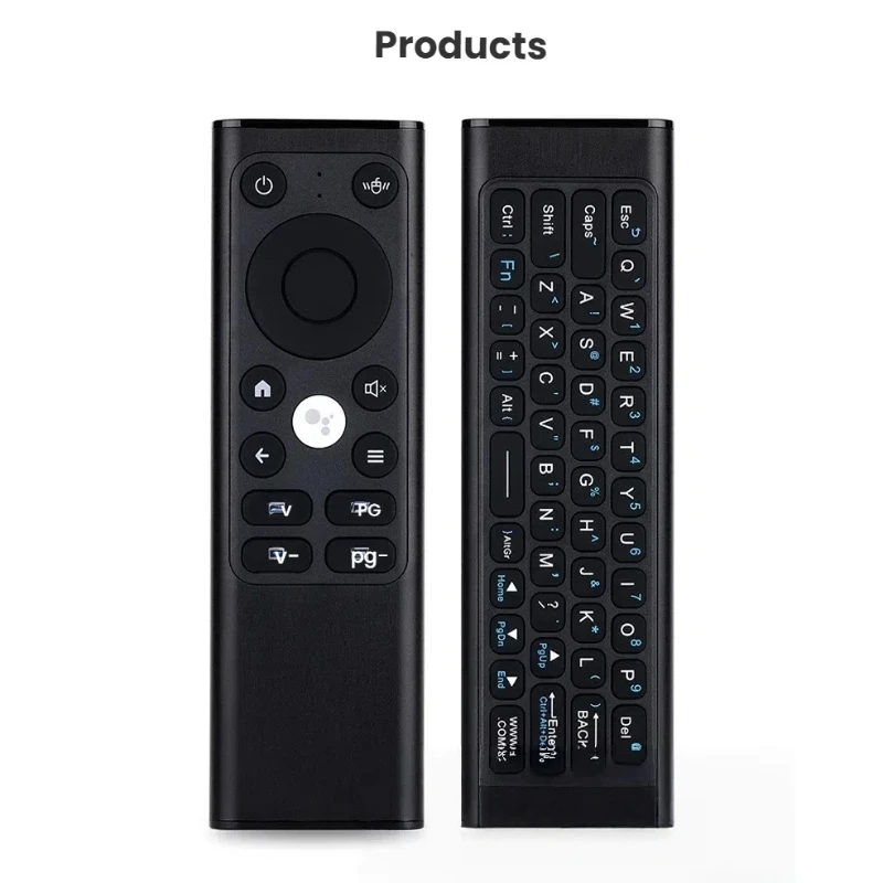 iPazzPort PC Remote Control,2.4G & Bluetooth Air Mouse Remote with Keyboard for Nvidia, Laptop, PC with IR Learning Rechargeabl