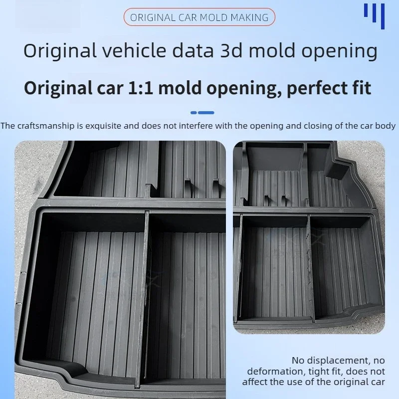 Car Trunk Lay Flat Storage Box Rear Boot Organizer Sundries Holder Car Modification Accessory For Toyota Camry 8th Gen XV70 2026