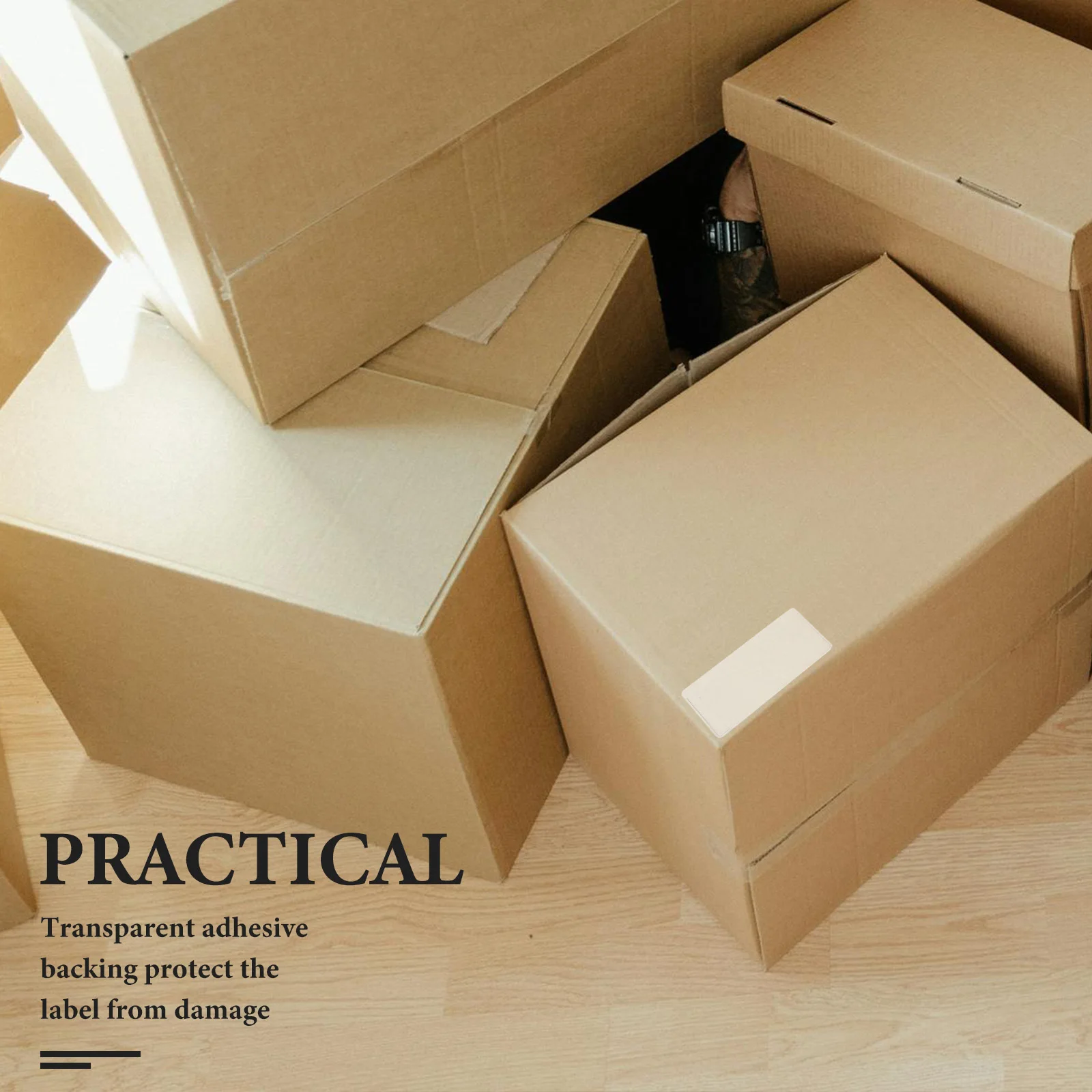 24 Pcs Tag Clear Plastic Label Holders Adhesive Shelf Tags Index Card Pockets Business