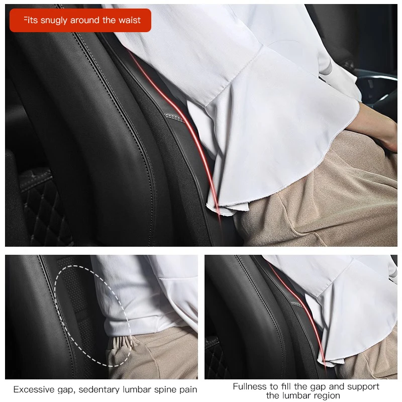 High-end Leather Car Headrest Waist Pillow Interior Accessories For Citroen C1 DS3 C2 C3 Vts C4 Saxo C4L C5 C6 C8 Xsara C3-XR - view 4