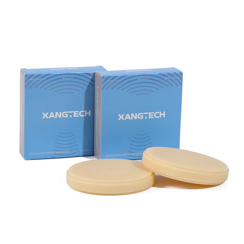 2 uds XANGTECH A1 A2 A3 colores monocapa PMMA disco bloque de resina Dental 98mm de materiales de laboratorio