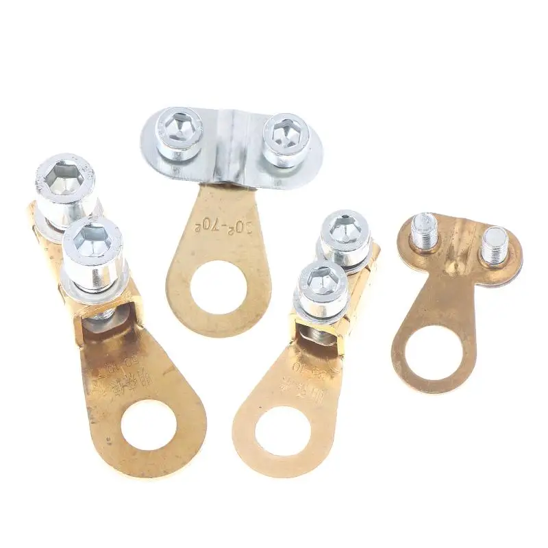 Auto Battery Terminal and Clip, Thickened Wire, Pure Copper, Excellent Pile Head Terminal Replacement