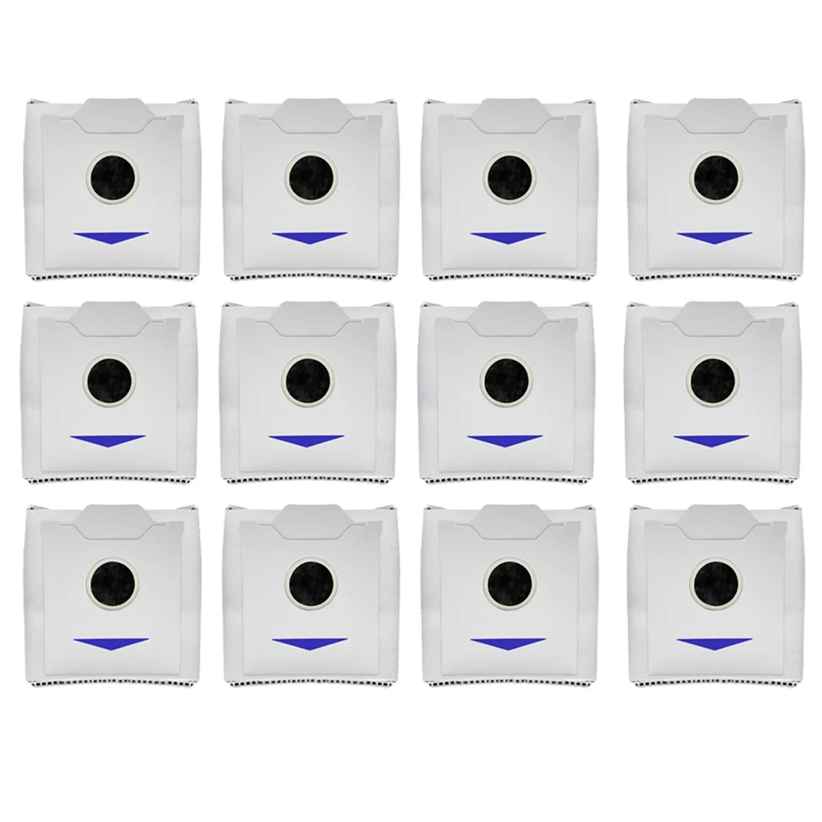 A86I-untuk Ecovacs Deepot N30 Omni / N30 Pro Omni Robot Aksesori Vakum Sikat Sisi Utama Filter Hepa Bagian Kantong Debu Kain 12 Buah