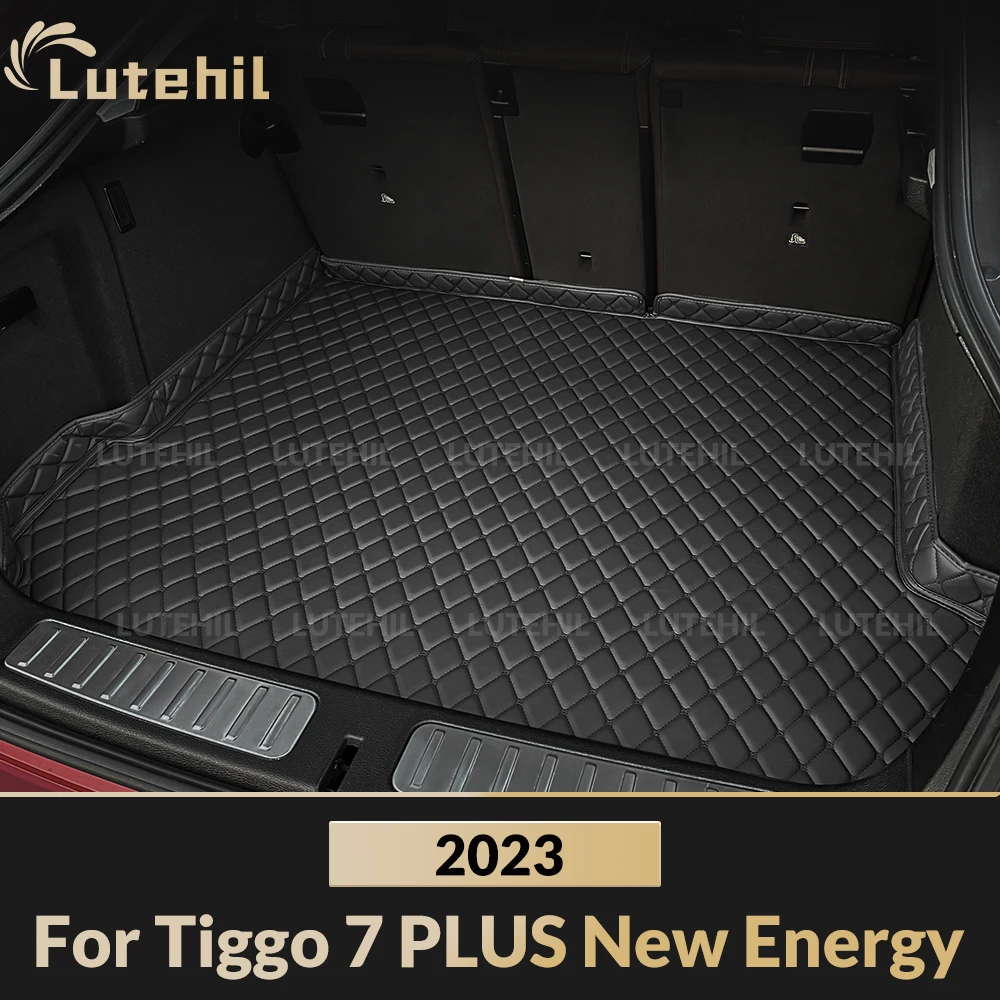

For Tiggo 7 PLUS New Energy 2023 3D Car Trunk Mat Cargo Liner All Weather Interior Protection Accessories