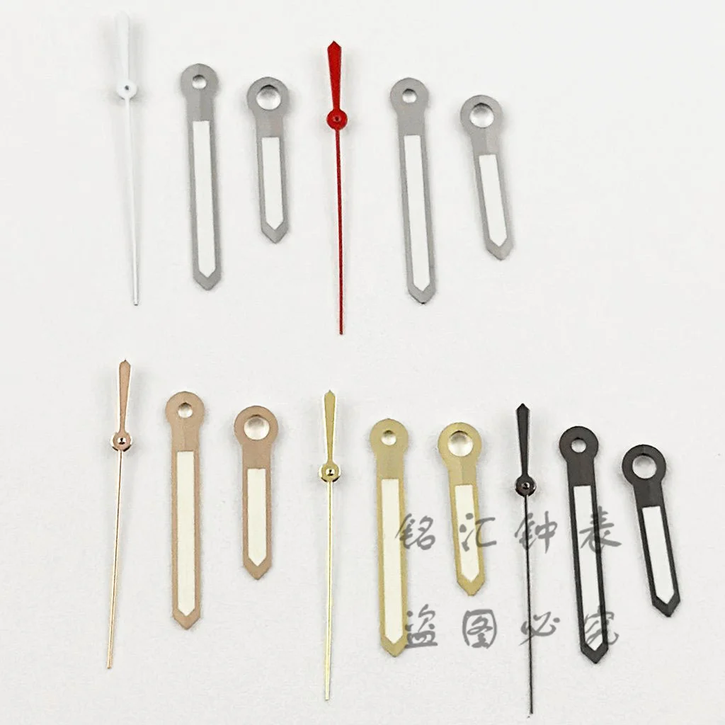 NH35 Hands Rose gold Gun Silver Gold Watch Hands Green Luminous For NH35/NH36/7S26/7S36/4R35/4R36 Movement Watches Pointers
