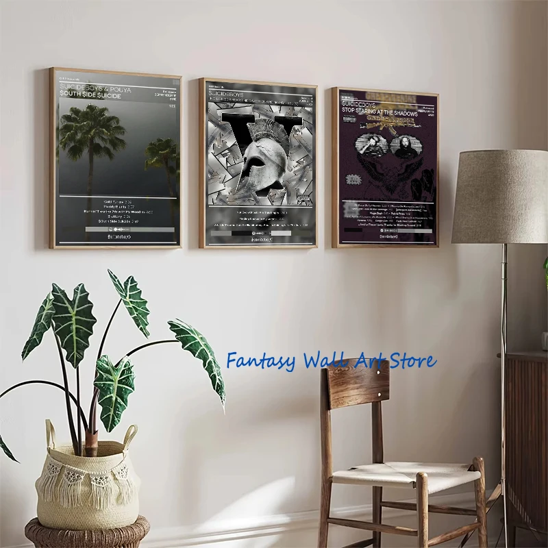 SuicideboyS Music Album Covers THY KINGDOM COME Rap Music New World Depression Poster Canvas Painting Wall Pictures Home Decor