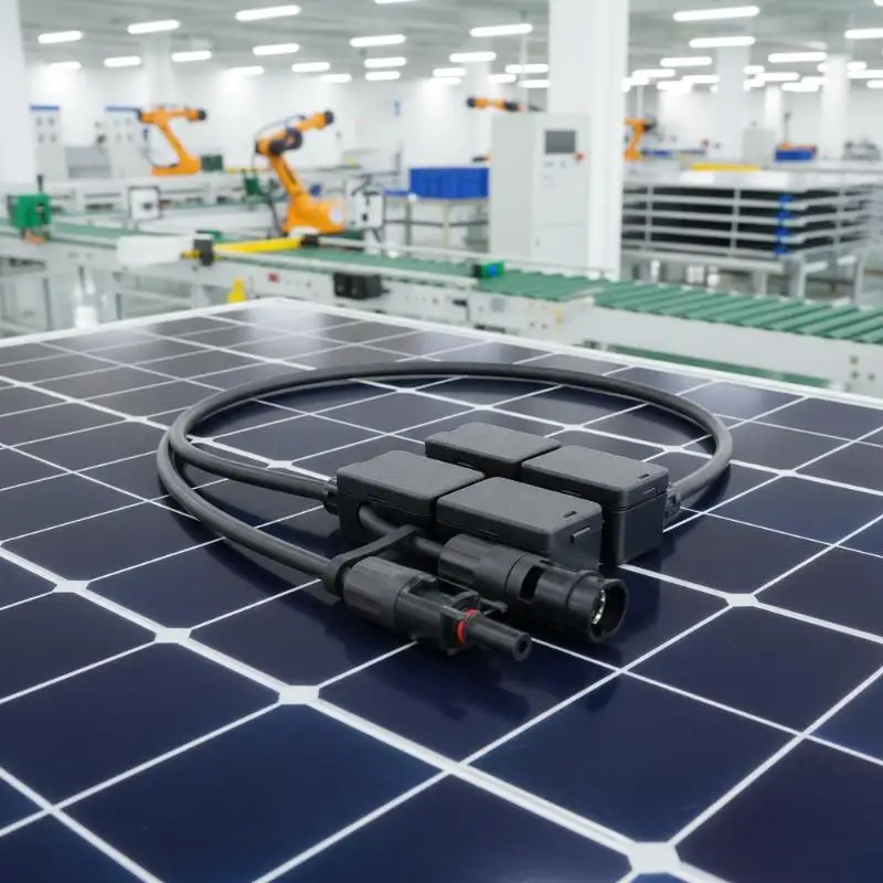 Solar Panel Adaptor Junction Box 1500V 30A High Conductivity for DIY Small Solar Energy Power Project Assembly