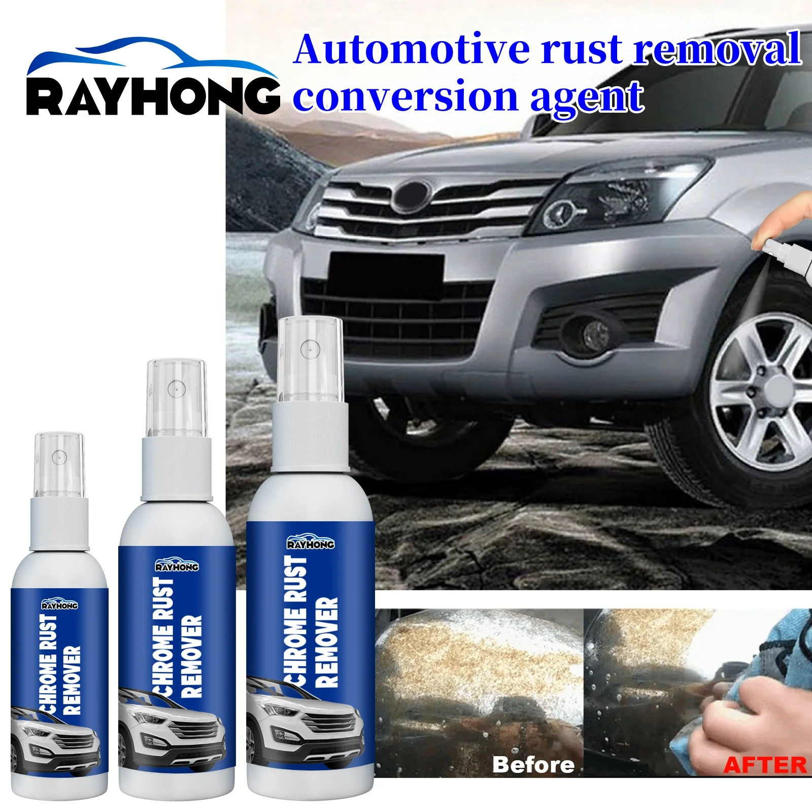 

30ml Anti Scratch Spray Car Remover Antirust Nano Crystal Coating Ceramic Coat Super Hydrophobic Glass Care Remove Rusts