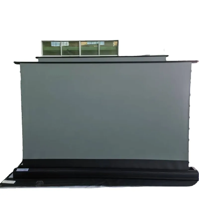 120 Inch Floor Rise up Projector Long Throw  Projection Screen