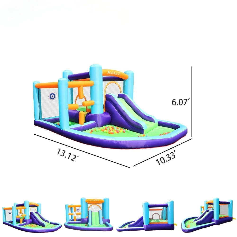 قلاع منزل ترتد للرضع للجنسين من أكسفورد للأطفال، قلعة نطاطة قابلة للنفخ