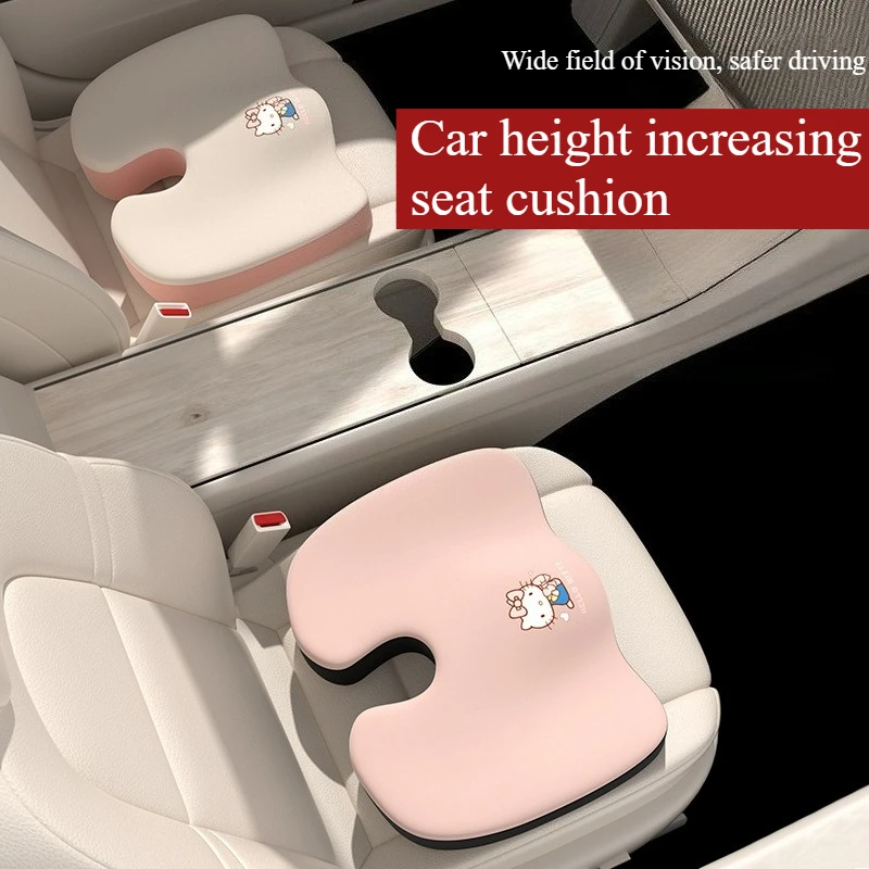 

Sanrio Universal Car Seat Cushion Kuromi All-Season Ventilated Breathable Summer Single Piece Height Increase Comfort Pad