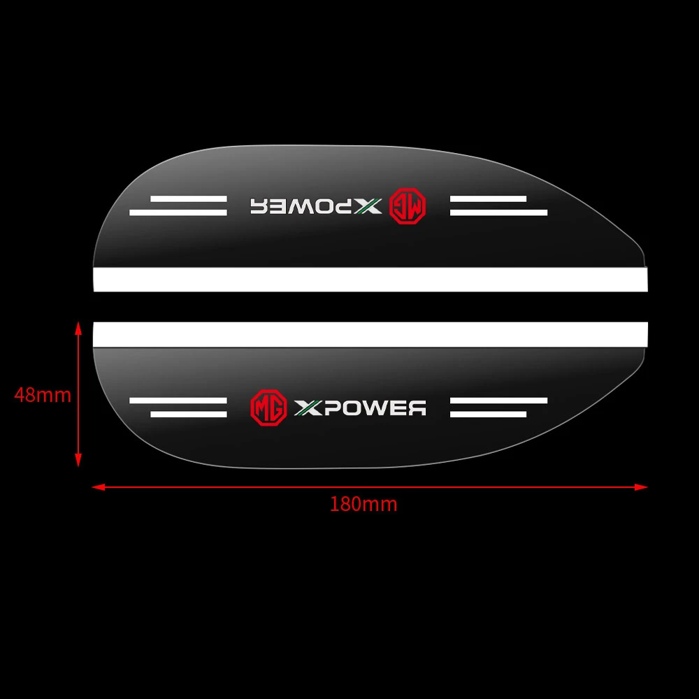 2 шт., боковое зеркало заднего вида, наклейка для бровей от дождя для Morris Garages Motors ZS GS MG MG3 Hector Cyberster ZR Saloon Part Marvel