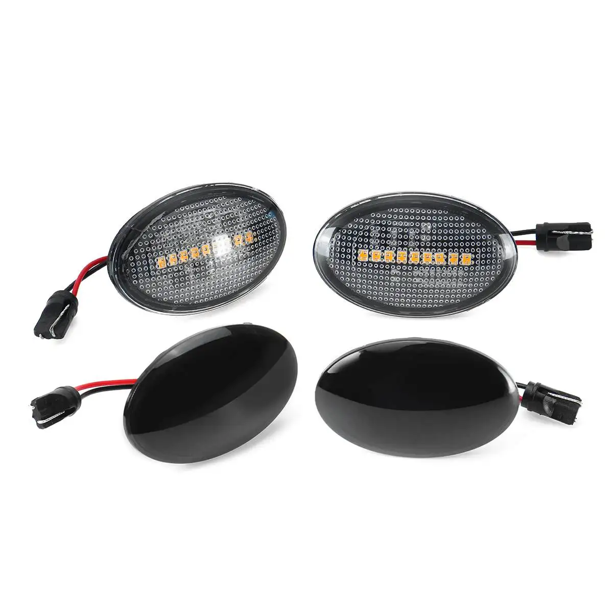 2Pcs Side Repeater Lamp LED Side Marker Light Indicator 12v Panel Lamp Blinker For Ford For Fiesta MK III MK IV For Transit