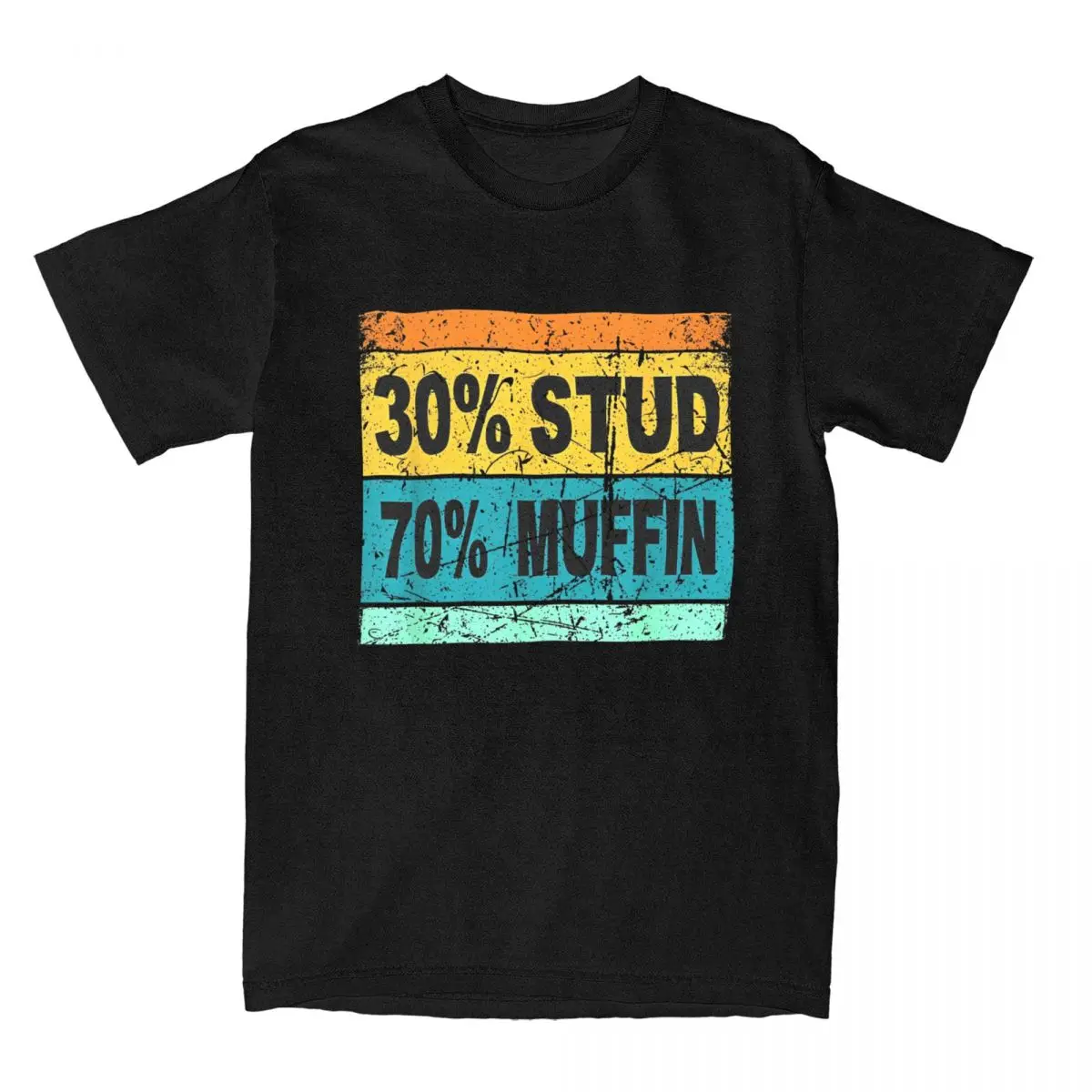 Men's T-Shirts Retro 30 Stud 70 Muffin Stud Muffin Valentine Hipster Cotton Tee Shirt Funny Sarcastic T Shirt Clothing Plus Size