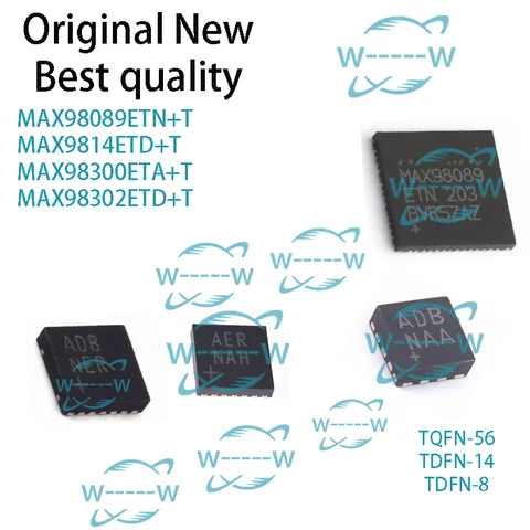 (2-30 PCS)NEW MAX98089ETN+T MAX9814ETD+T MAX98300ETA+T MAX98302ETD+T MAX98089 MAX9814 MAX98300 MAX98302 ADB AER QFN DFN IC CHIP