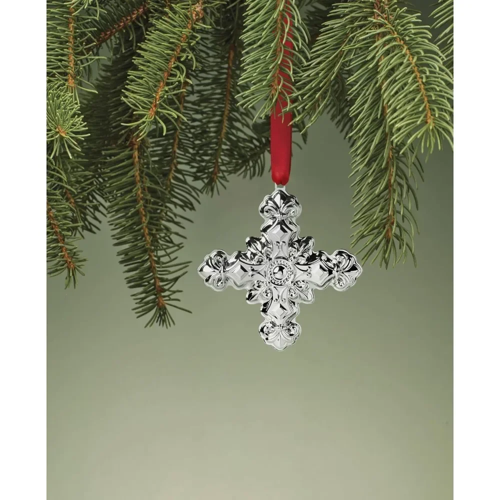 2024 54th Annual Cross Pendant, Christmas Drop Ornaments, Xmas Festive Party Supplies,  Christmas Decorations for Home