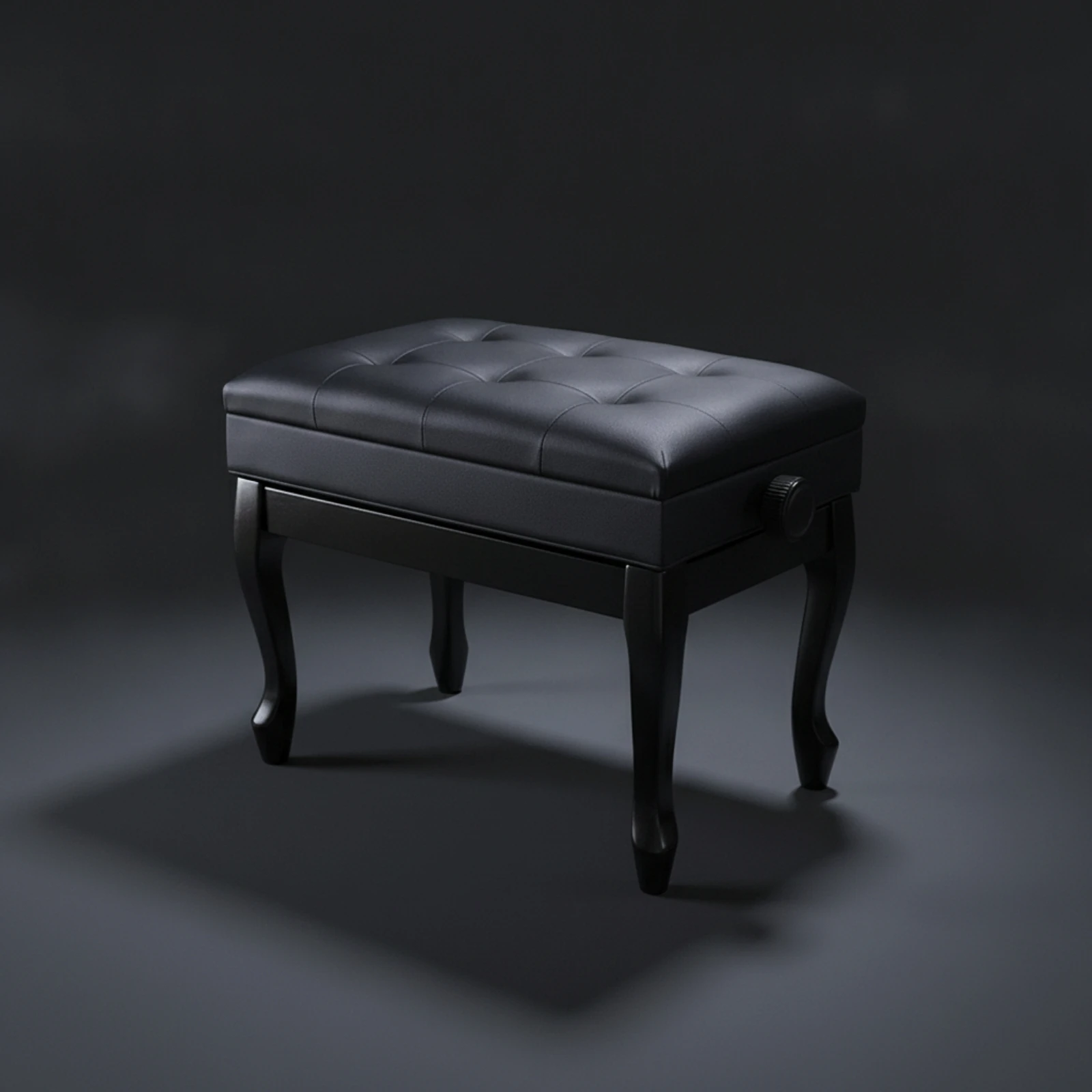 Adjustable Piano Bench with Storage Tufted Seat Furniture Soft for Pianists, Home Practice