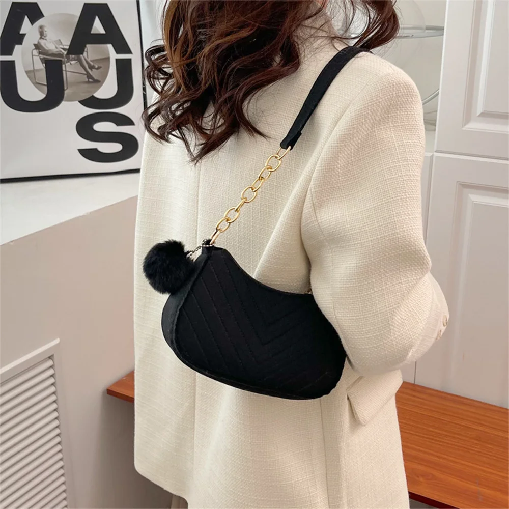 Fashion Simple Totes Bags For Women New Trendy Vintage Handbag Hot Sale Female Small Subaxillary Bags Casual Mini Shoulder Bag