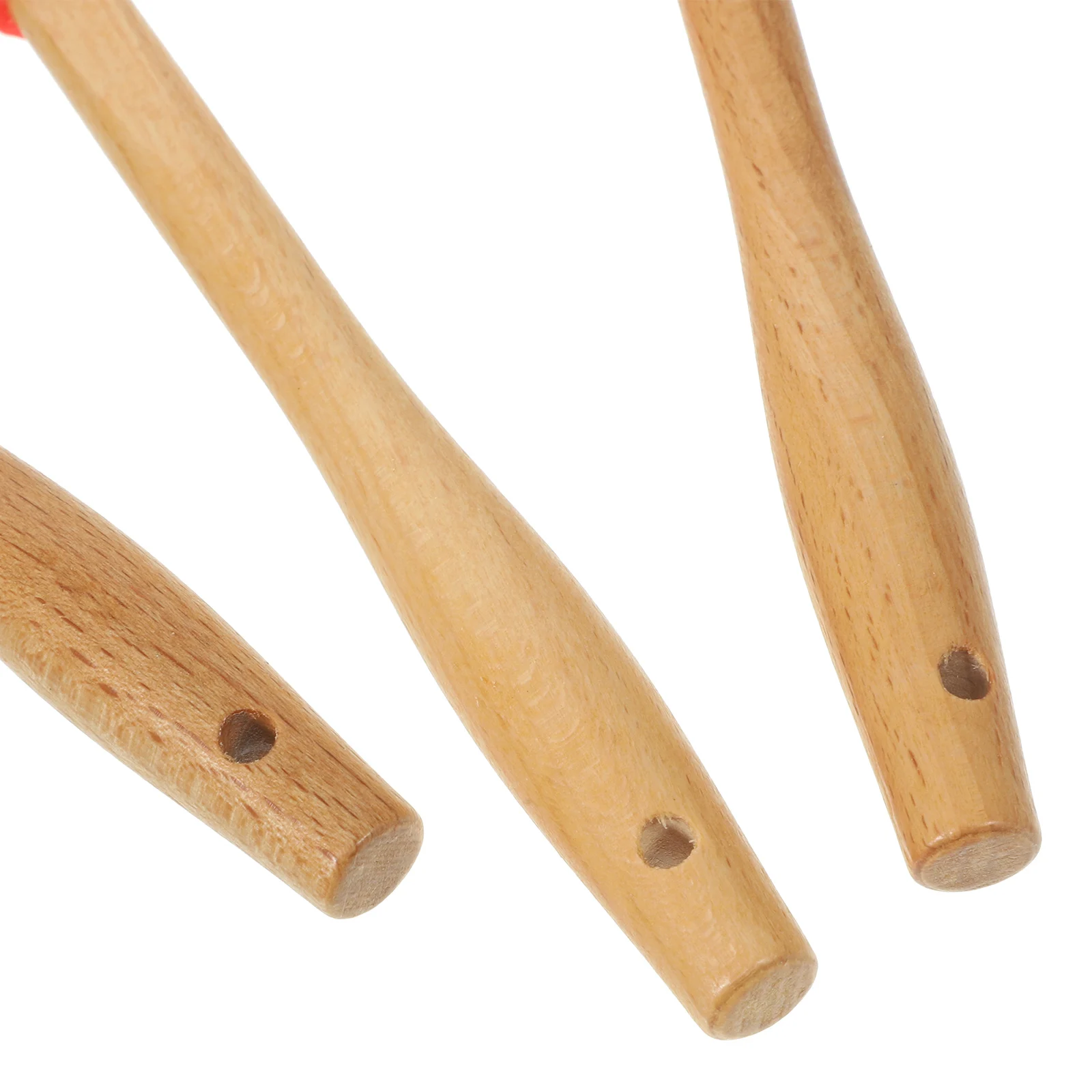 

3Pcs Silicone Honey Stirring Rods Food Grade Portable Home Use Reusable Wooden Dippers Glass Spoons Fruit Jam Mixers Kitchen Bar