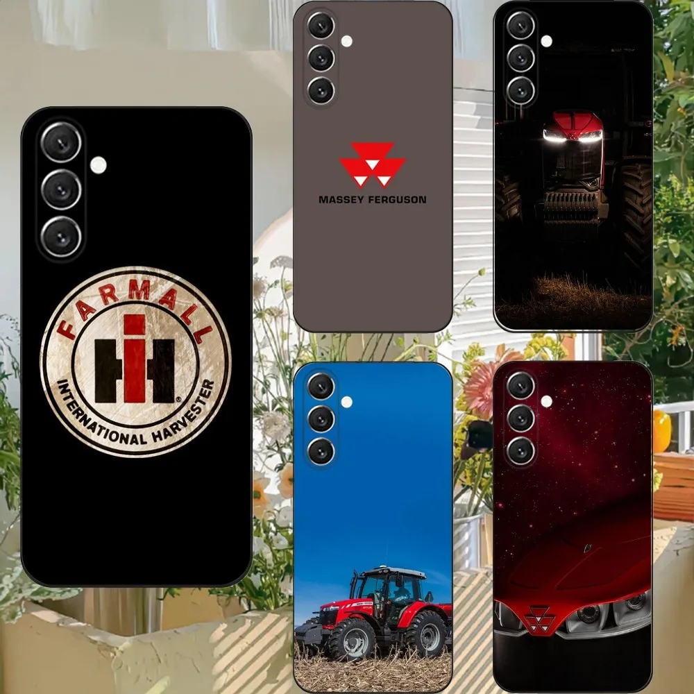 Tractor farm Phone Case For Samsung S21,S22 Ultra,S20,S30 plus,S22 plus,S23,S30 ultra 5G M-Massey F-Ferguson Silicone Cover